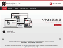 Tablet Screenshot of netbuildersinc.com